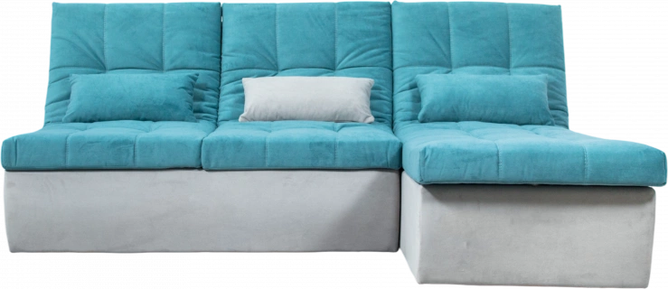 София 2 элемент дивана и оттоманка, с задней тканью, ткани MONAKO-A 15, MONAKO-A 14