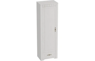 Шкаф однодверный Прованс, распашной, бодега белая / патина премиум