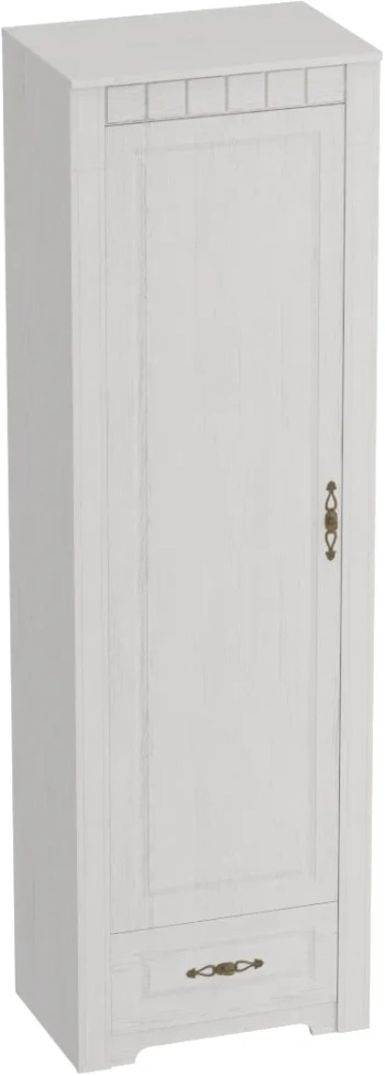 Шкаф однодверный Прованс, распашной, бодега белая / патина премиум