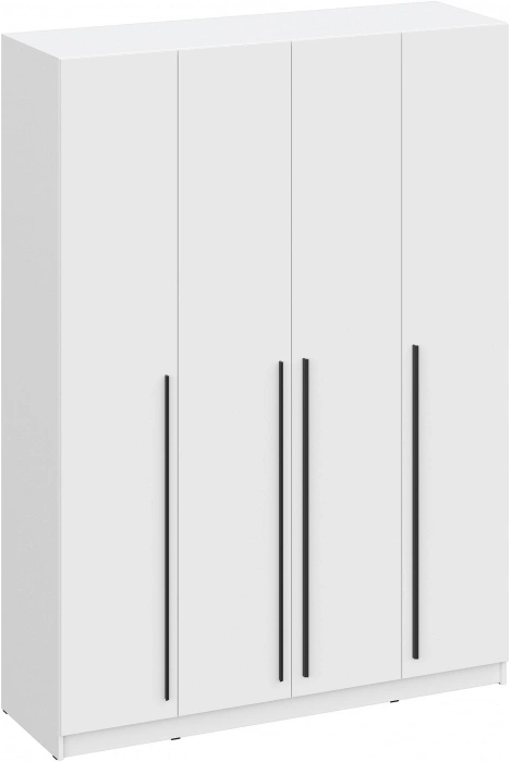 Шкаф гардеробный Бирма ШК-1600, белое дерево / белое дерево