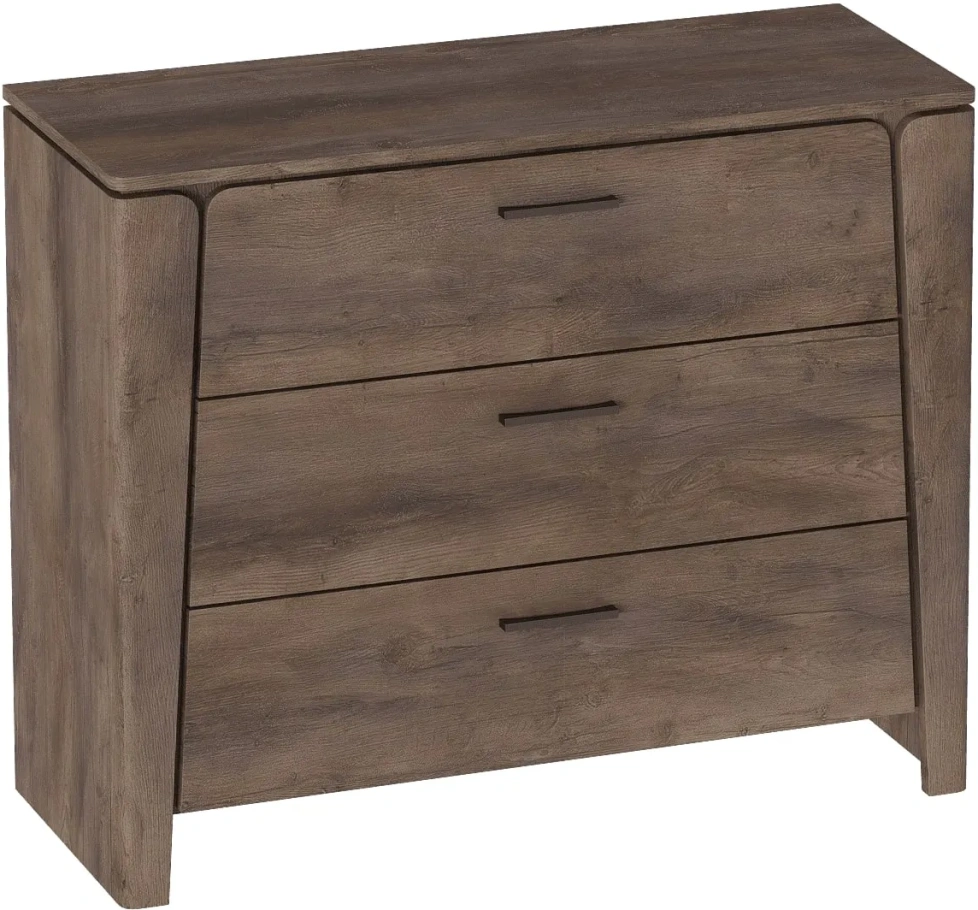 Комод Мальта, с 3-мя ящиками, таксония