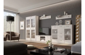 Модульная гостиная Элана 1, бодега белая