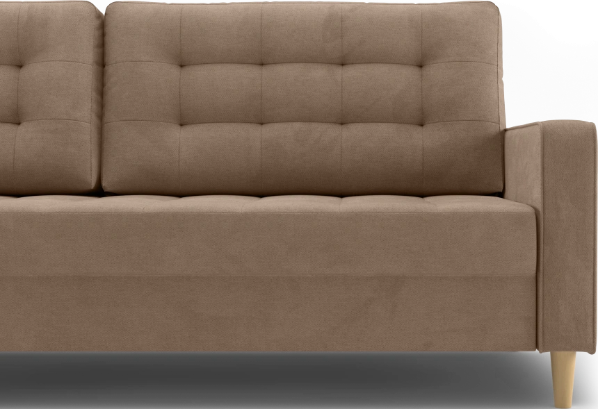 Диван прямой трехместный Lugo, модель 041, Alliance 232 (коричневый)