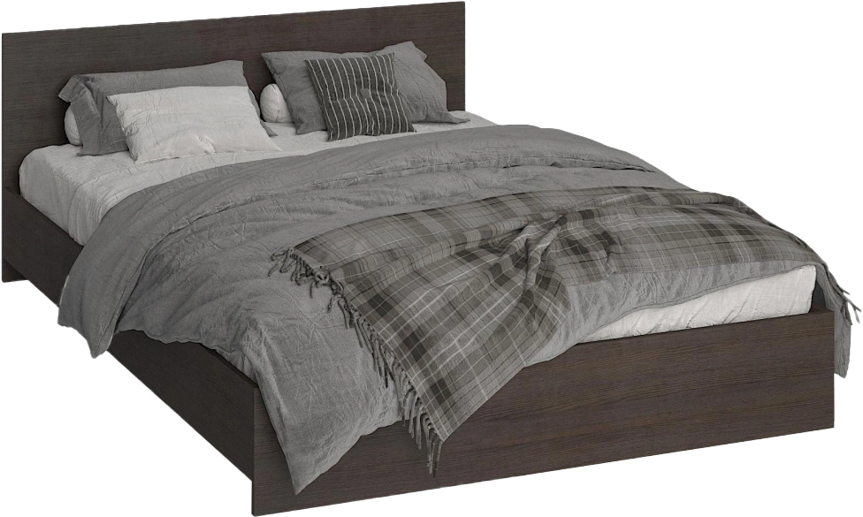 Кровать Адайн КР-140, 140x200, венге / венге