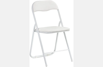 Стул Fold 1, складной, white / white
