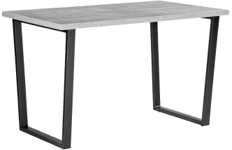 Кухонный стол Лота Лофт, 140x80, ЛДСП, бетон, каркас черный матовый