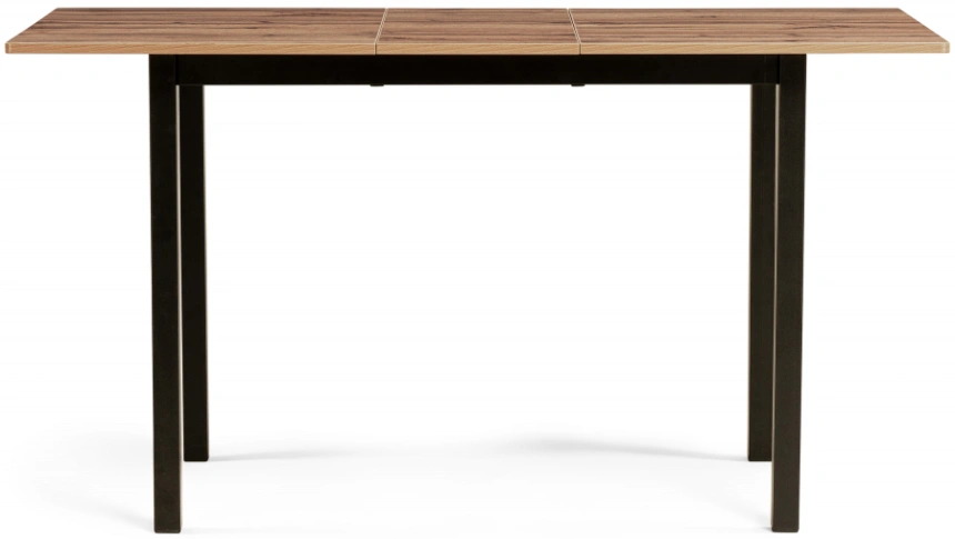 Кухонный раздвижной стол Аркон, 110(130)х68х75, дуб вотан / черный