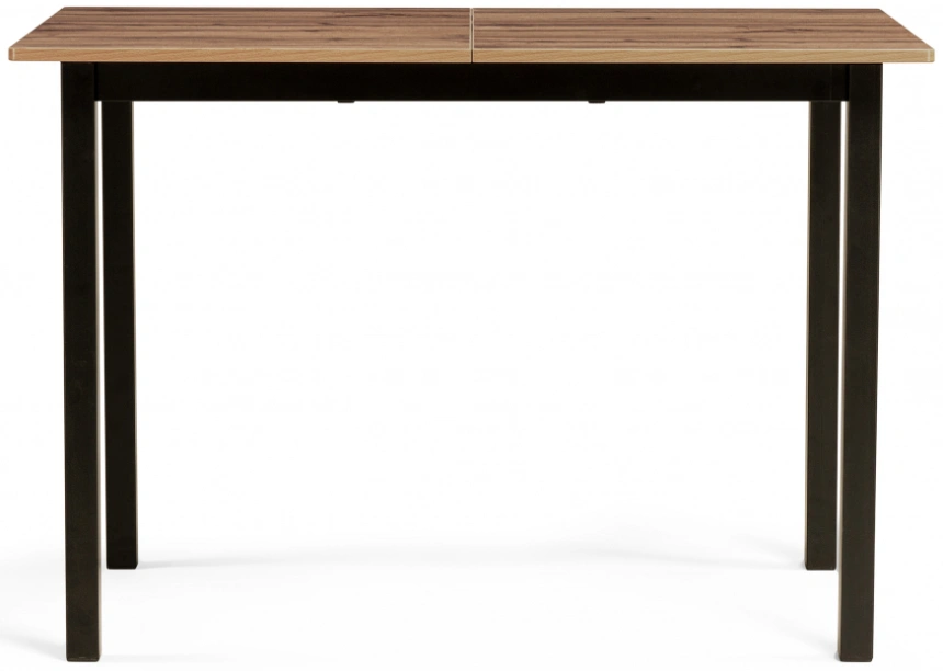Кухонный раздвижной стол Аркон, 110(130)х68х75, дуб вотан / черный