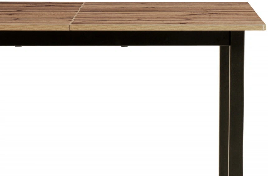 Кухонный раздвижной стол Аркон, 110(130)х68х75, дуб вотан / черный