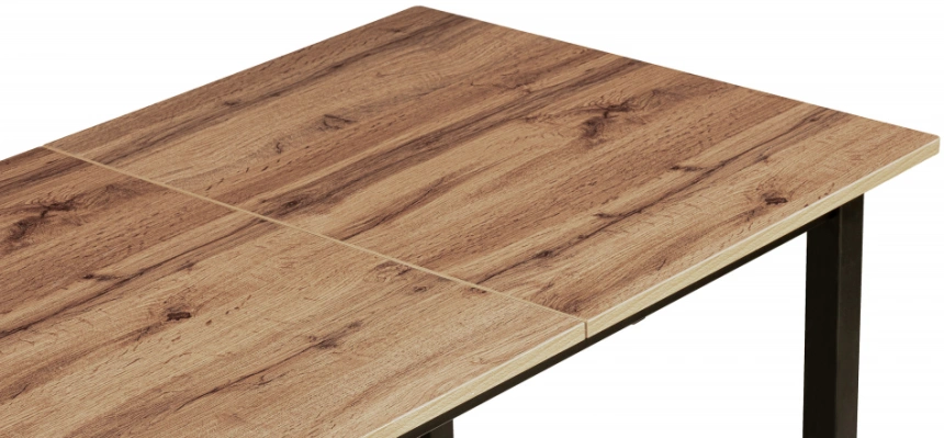 Кухонный раздвижной стол Аркон, 110(130)х68х75, дуб вотан / черный