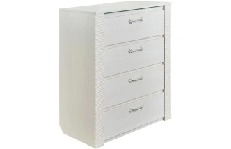 Комод 850 Элана, 4 ящика, бодега белая