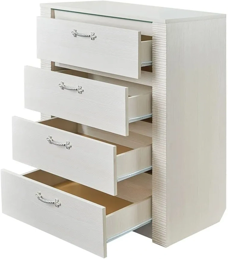 Комод 850 Элана, 4 ящика, бодега белая