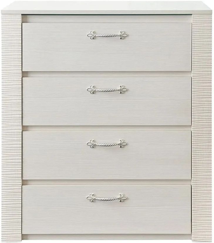 Комод 850 Элана, 4 ящика, бодега белая