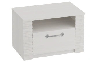 Тумба прикроватная Элана, с ящиком, бодега белая