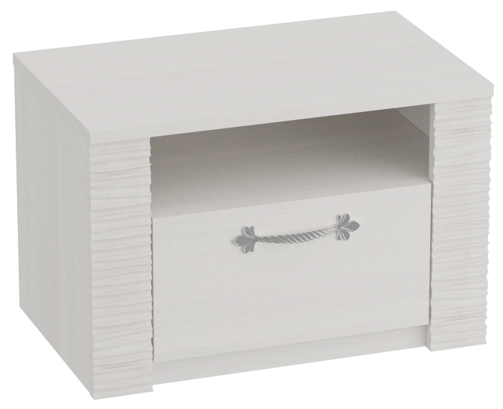 Тумба прикроватная Элана, с ящиком, бодега белая