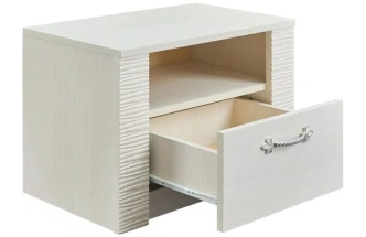 Тумба прикроватная Элана, с ящиком, бодега белая