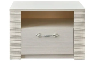 Тумба прикроватная Элана, с ящиком, бодега белая