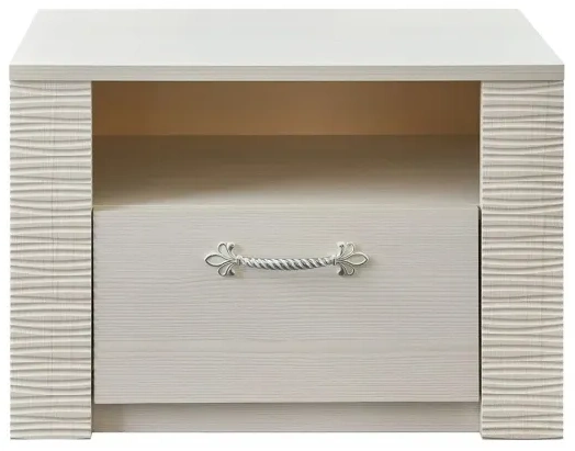Тумба прикроватная Элана, с ящиком, бодега белая