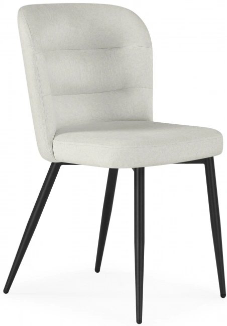 Стул Kilian, на металлокаркасе, светло бежевый / чёрный