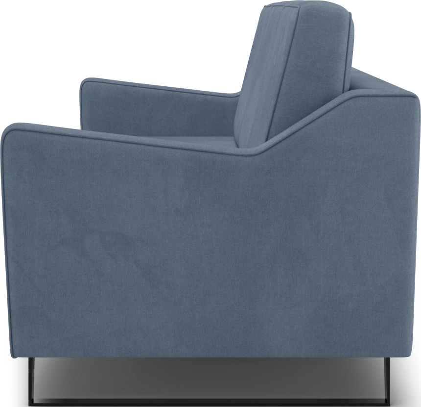 Диван прямой Даллас, модель 050, Alliance 797 (графитовый)