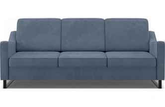 Диван прямой Даллас, модель 050, Alliance 797 (графитовый)