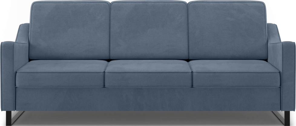 Диван прямой Даллас, модель 050, Alliance 797 (графитовый)