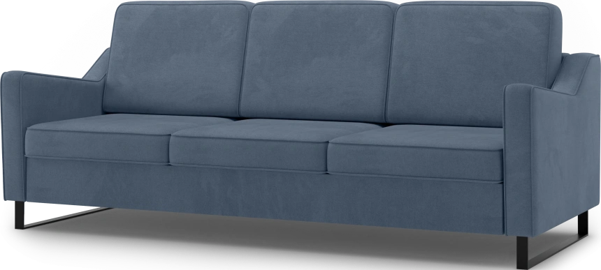 Диван прямой Даллас, модель 050, Alliance 797 (графитовый)