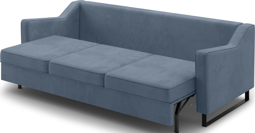 Диван прямой Даллас, модель 050, Alliance 797 (графитовый)