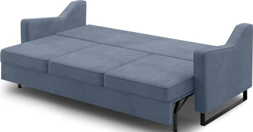 Диван прямой Даллас, модель 050, Alliance 797 (графитовый)