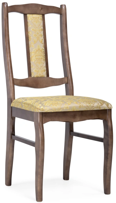 Стул Киприан, деревянный, бежевый / орех