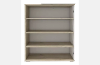 Тумба для обуви Одри, 80x94x33,3 Дуб крафт/Белый