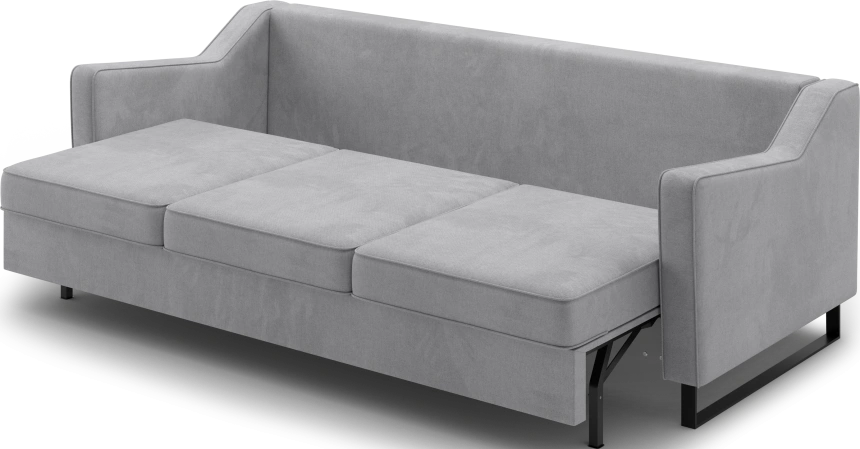 Диван прямой Даллас, модель 050, Alliance 994 (серый)