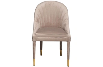 Стул 48MY-3607-1 PEG GO, мягкий, велюр, жемчужно-серый