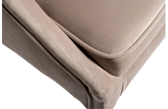 Стул 48MY-3607-1 PEG GO, мягкий, велюр, жемчужно-серый