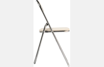 Стул Fold 1, складной, beige / chrome
