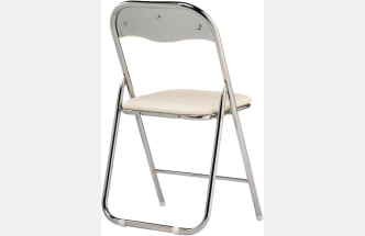 Стул Fold 1, складной, beige / chrome