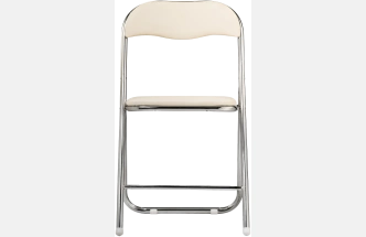 Стул Fold 1, складной, beige / chrome