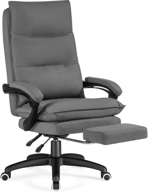 Компьютерное кресло Rapid, с подножкой для ног, серое