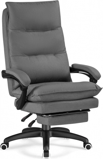 Компьютерное кресло Rapid, с подножкой для ног, серое