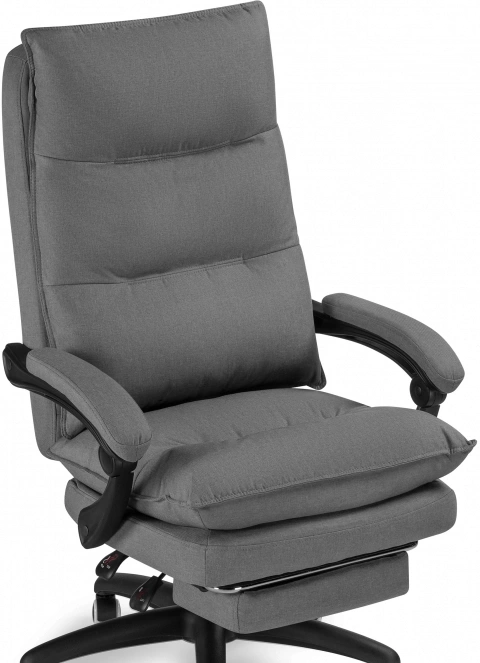 Компьютерное кресло Rapid, с подножкой для ног, серое