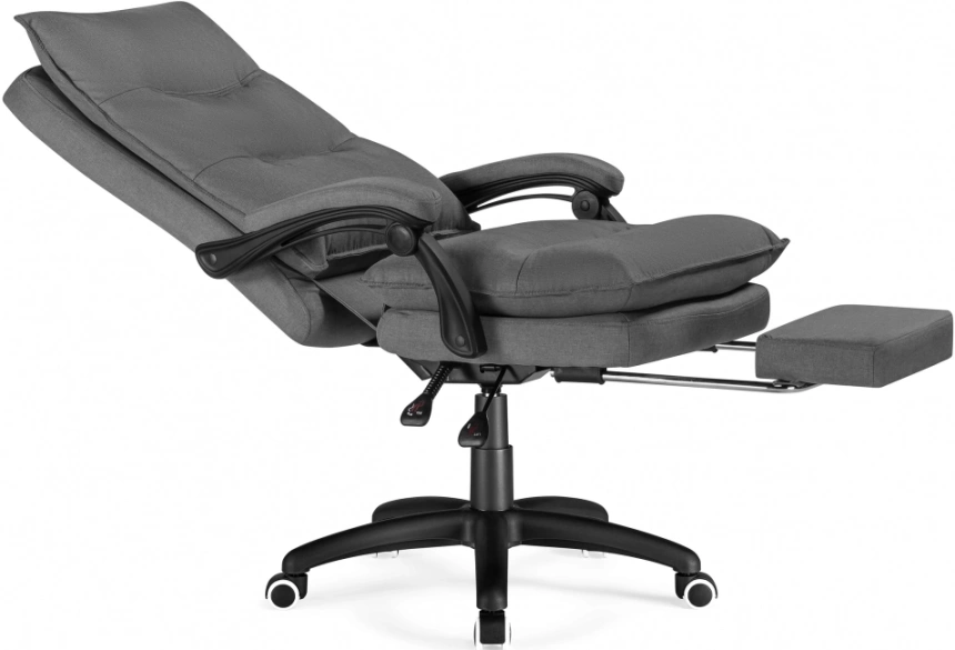 Компьютерное кресло Rapid, с подножкой для ног, серое