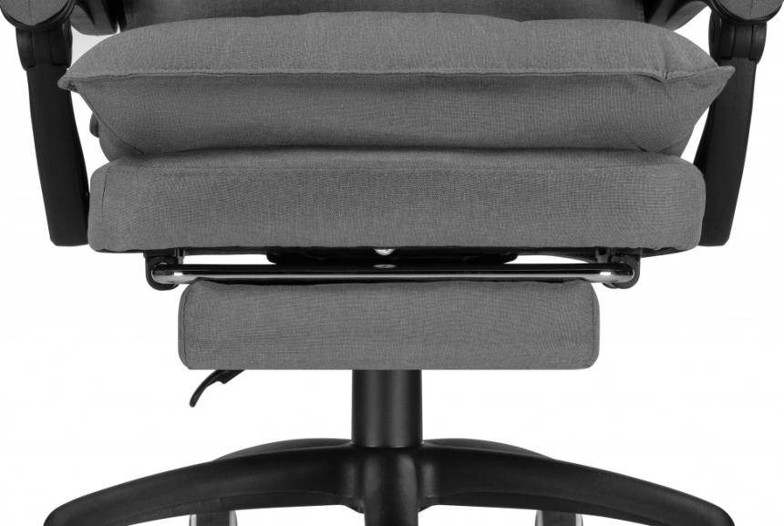 Компьютерное кресло Rapid, с подножкой для ног, серое