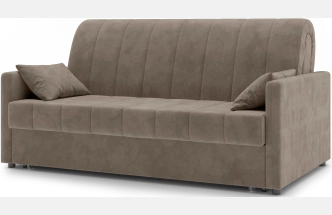 Диван прямой Хилтон 160, модель 139, Ultra Beige (бежевый) / венге