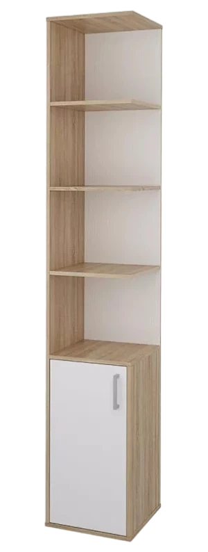 Шкаф терминальный Мика, Дуб сонома/Белый