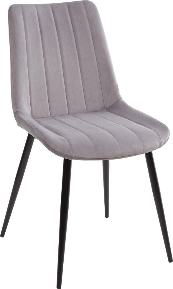 Стул Flip, мягкий, серый, велюр G108-33