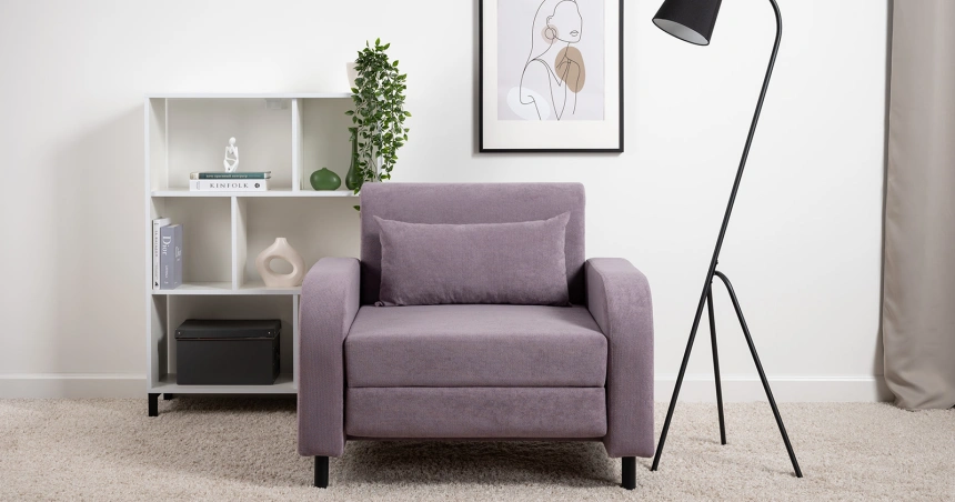 Кресло-кровать Киото, Epic 65 Lilac (сирень)