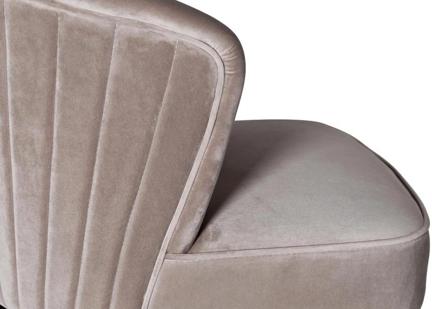 Барный стул 48MY-4115-B PEG, велюр, жемчужно-серый