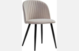 Стул Gabi 1, мягкий, latte / black