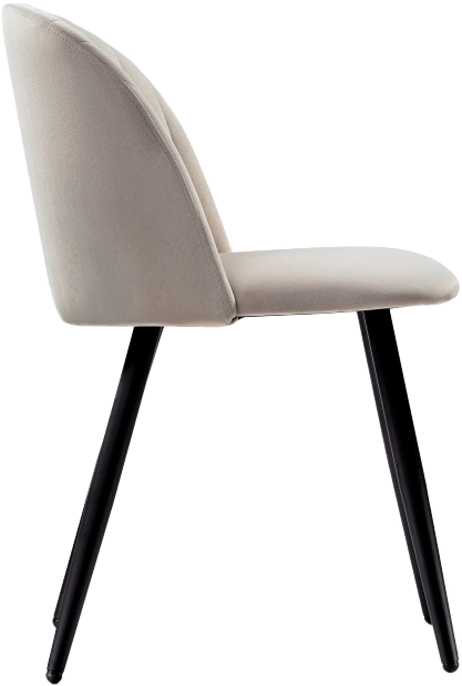 Стул Gabi 1, мягкий, latte / black