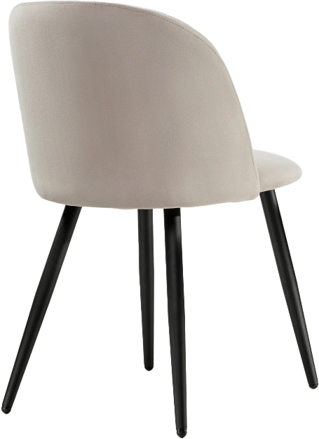Стул Gabi 1, мягкий, latte / black